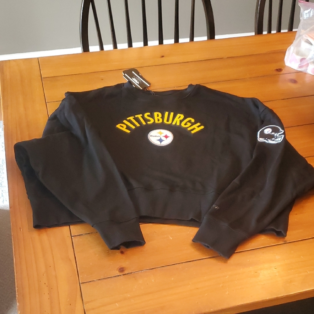 Pittsburgh Steelers NFL Pro Standard Cropped Crewneck